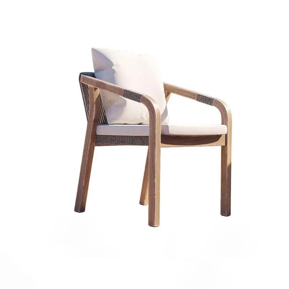 

Dining Chair Outdoor Table And Chair Modern Simplicity Solid Wood Anti Corrosion And Wear Resistance Waterproof Easy To Clean