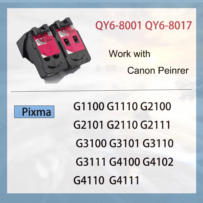 Vilaxh QY6 8001 8017 картридж с печатающей головкой для принтера Canon Pixma G4110 G4100 G3110 G3100 G2110