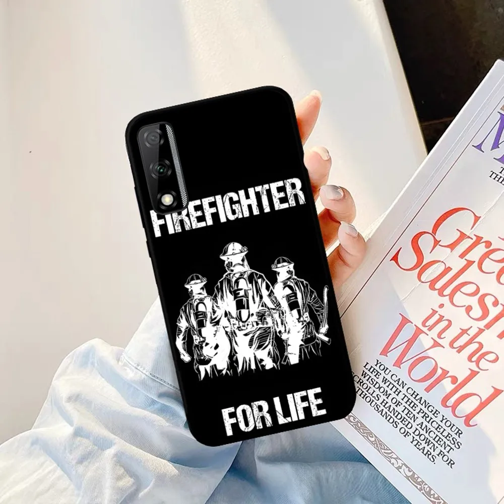 Чехол для телефона Firefighter Heroes Fireman Huawei Y9 6 7 5 Prime Enjoy 7s 8 plus 7a 9e 9plus 8E Lite Psmart Shell