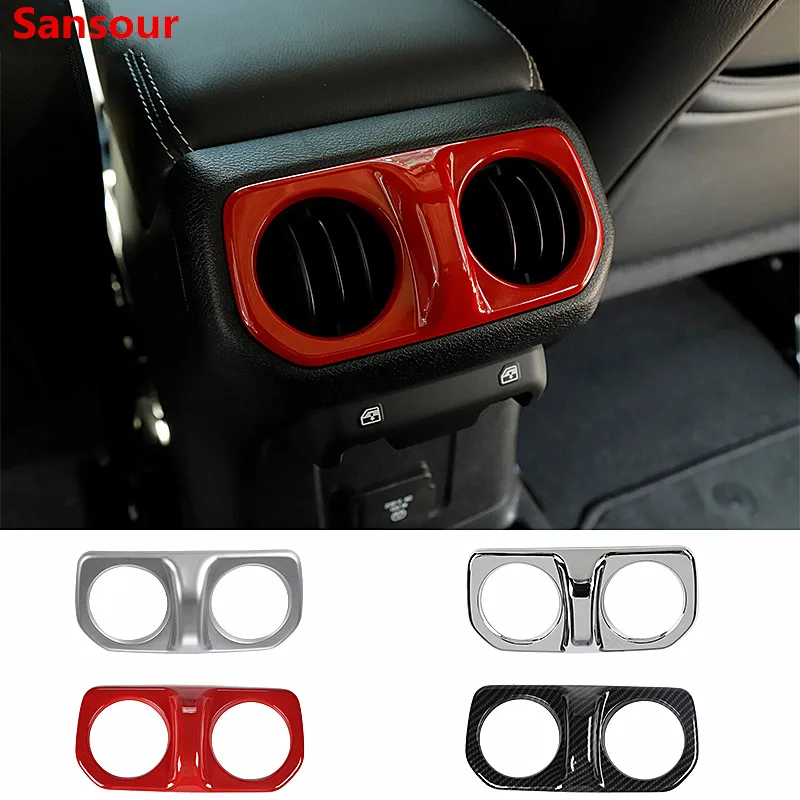 

Sansour Interior Mouldings For jeep wrangler jl Armrest Air Conditioning Decorative Sticker for jeep wrangler jl accessories
