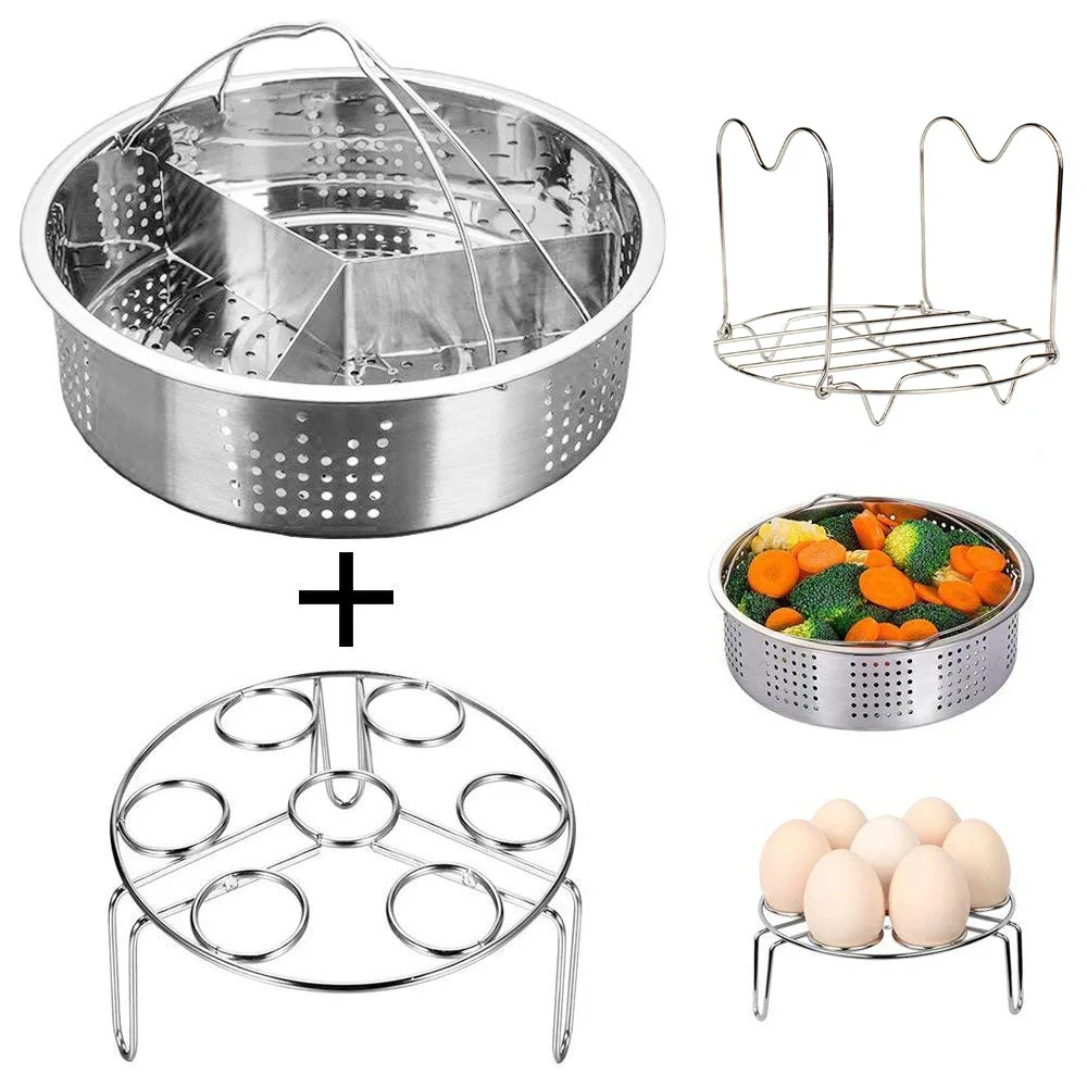 Accessories for Instant Pot,Steamer Basket,Egg Steamer Rack,