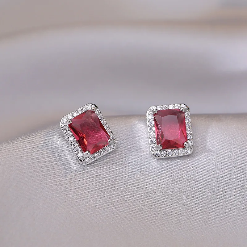 Роскошный набор из 4 предметов ожерелье и серьги с подвеской в виде