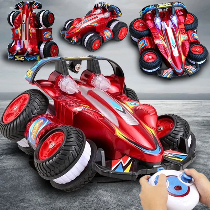 

Deformation Spin Roll Mini Remote Control Car Toys for Kids Boys Children Gifts Drift Rc Stunt Vehicles Racing Off Road 4x4 4wd