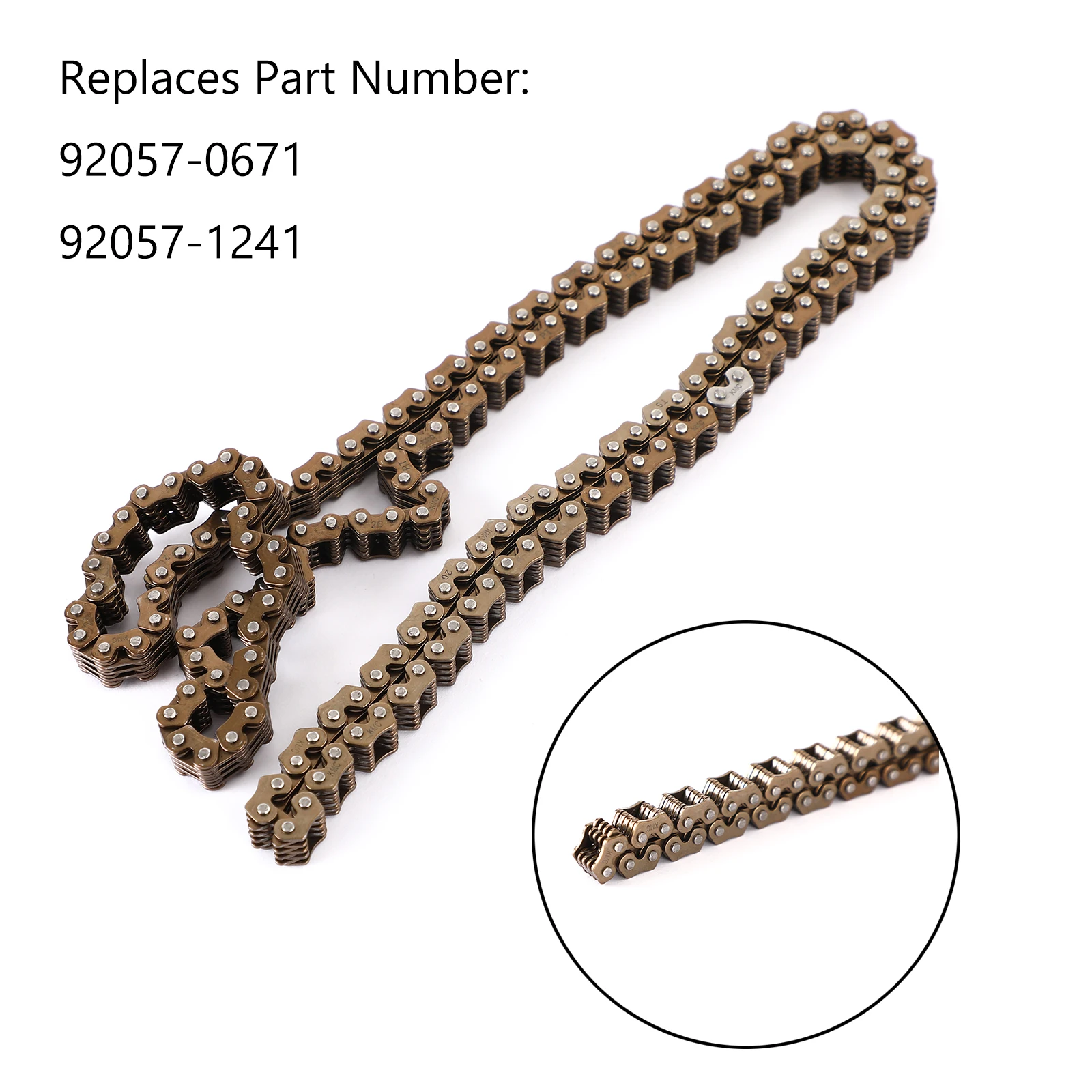 

Areyourshop Timing Chain For Kawasaki Kl600 Kl650 Klr600 Klr650 92057-0671 92057-1241 Motorcycle Parts