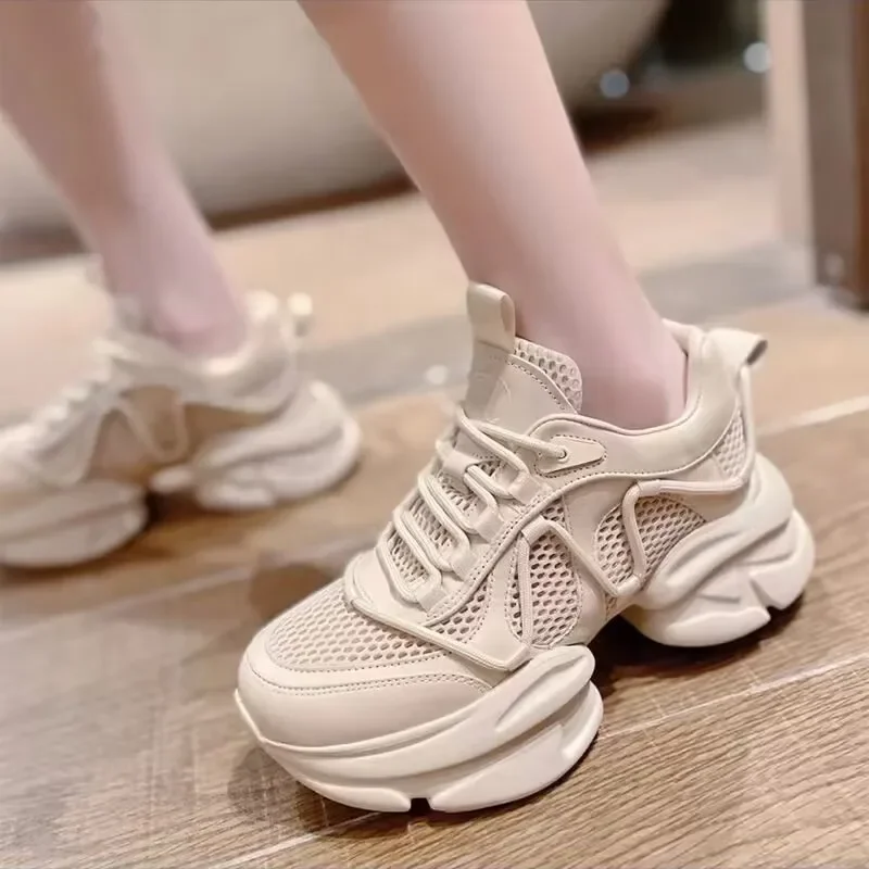 Женские кроссовки на платформе повседневные Нескользящие кроссовки-носки