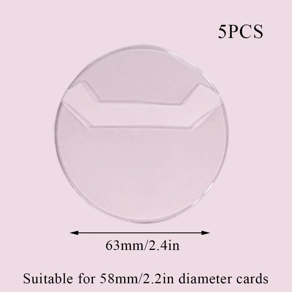 

Прозрачные держатели для значков из ПВХ, 5 шт.