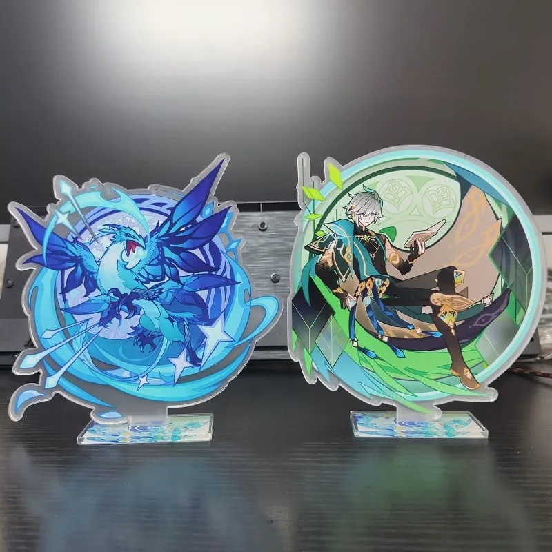 

Genshin Impact Anime Figures Alhaitham Tighnari Cyno Acrylic Stands Raiden Shogun Character Model Decor Props Fans Birthday Gift