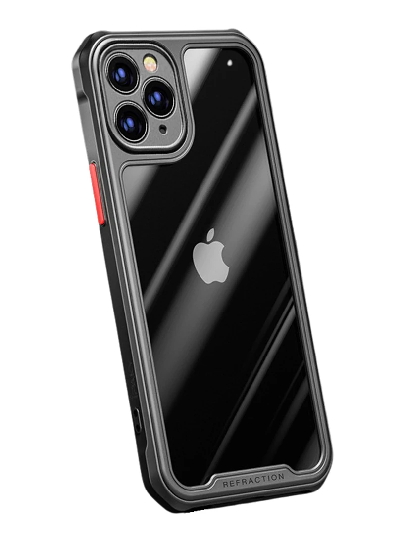 

Чехол для iPhone 11 Pro Max/ чехол на айфон 11 Pro Max (11 про макс) прозрачный с черн