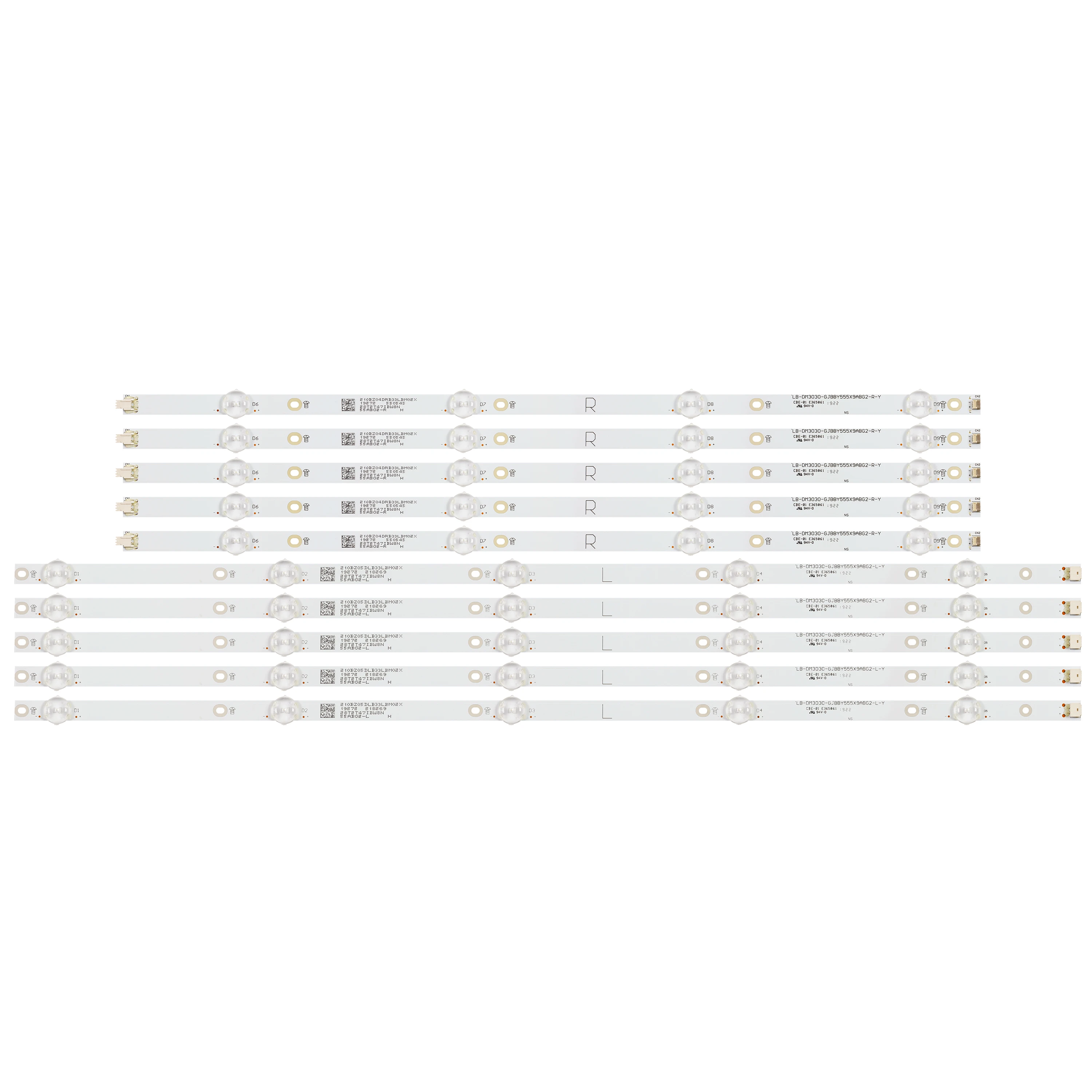 Фото Светодиодная лента 55 дюймов для телевизора 55UN70006LA 55BB00-CKD ELEMENT E4SW5518RKU 55ABG2-R 55ABG2-L TPT550U2-D077.L LB55135 V1 _ 01 LB55135 V0 _ 01 №1