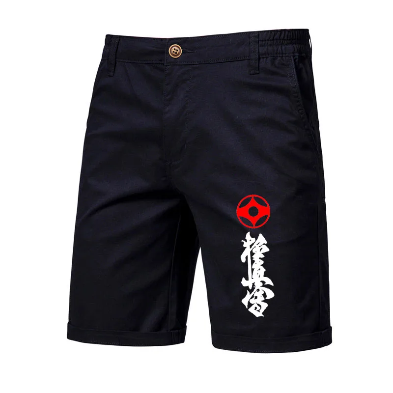 2024 летние хлопковые шорты большого размера деловые повседневные мужские