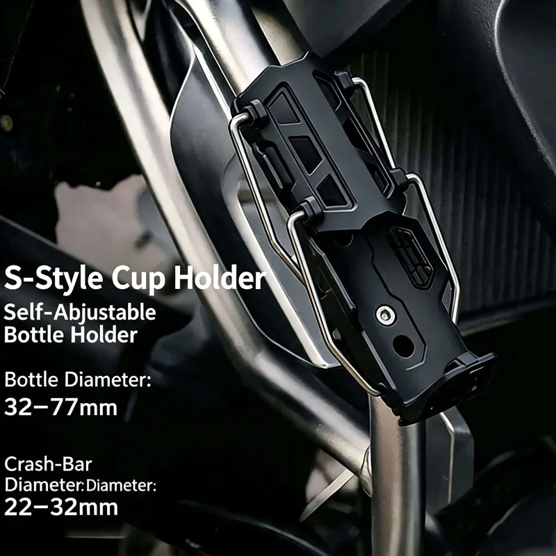 Фото Держатель для бутылки с водой для мотоциклов QJMOTOR SRT600SX SRT700X SRT800X SRT900SX SVT650X SQ16 SRV200 SRT 125S 700X 600SX 900SX №2