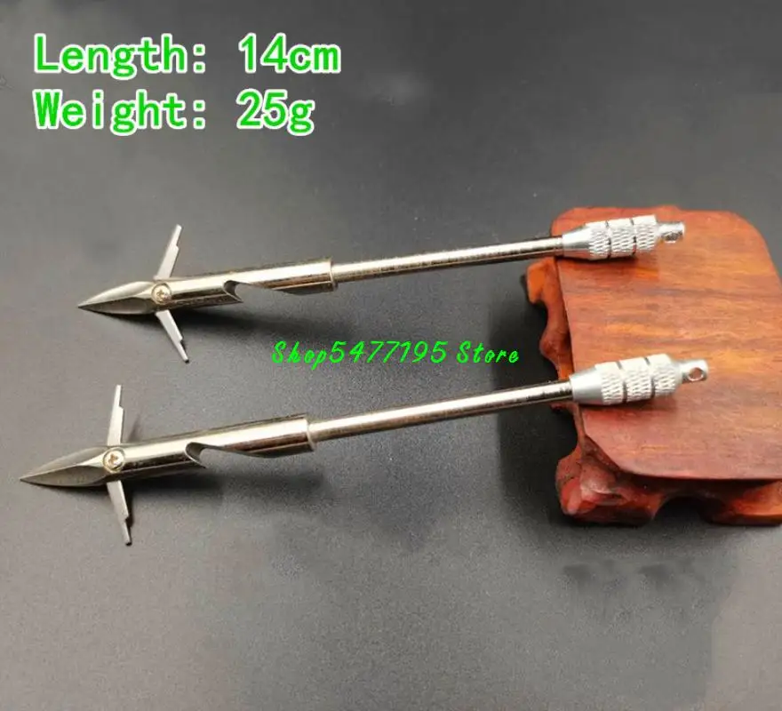 1 шт. Дротика Рыболовная катушка Рогатка стрела головка для входа вода гладкая