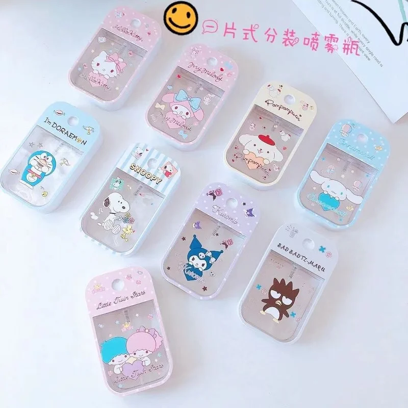 

Kawaii Sanrioed аниме мультфильм серия mymelody Kuromi Cinnamoroll милая Мода 45 мл Портативный Флакон для парфюма розлив