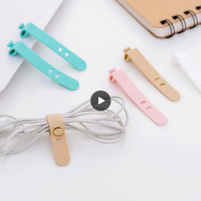 

Soft Cable Cords Wires Winder Simple 6 Cm Charing Wires Organizer Reusable Flexible Headphone Cable Strap Organizer Portable