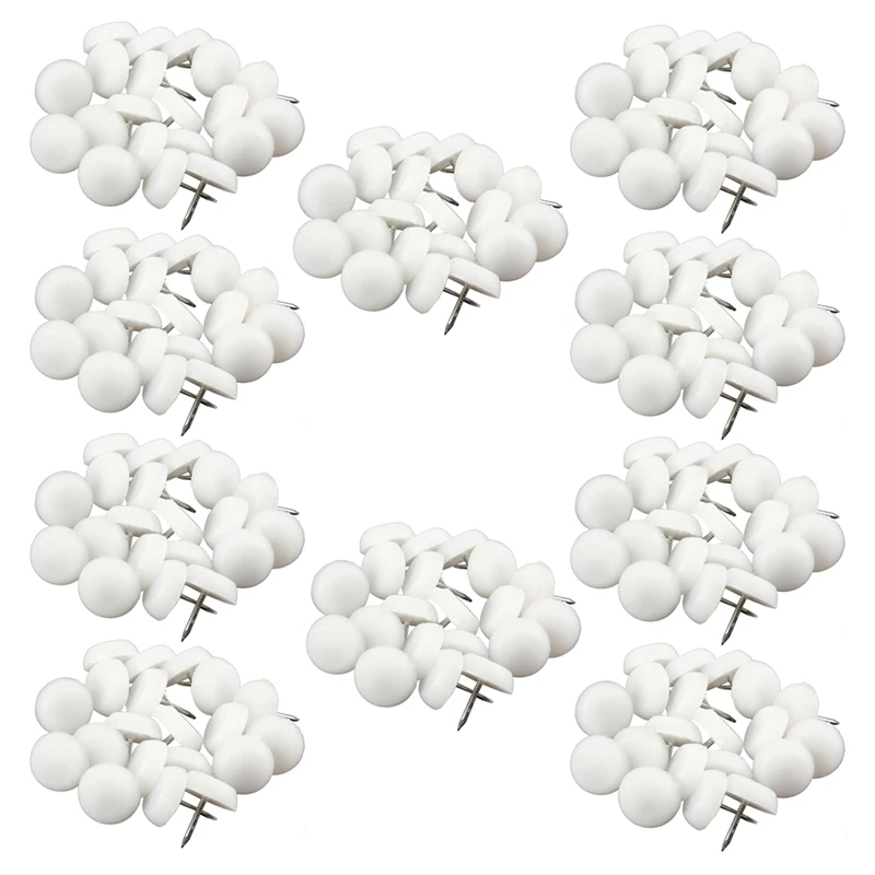 

SEWS-1000Pcs 14Mm Felt Feet Pad Skid Glide Nail Protector Furniture Chair Table Leg