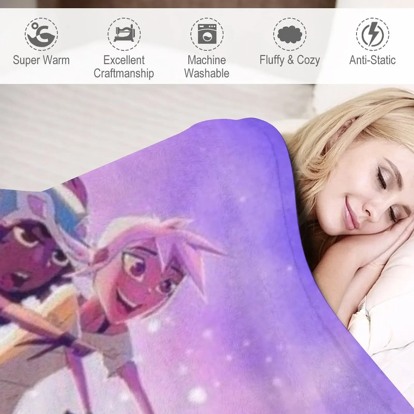 Kipo и век чудесных животных одеяло дорожное одеяла