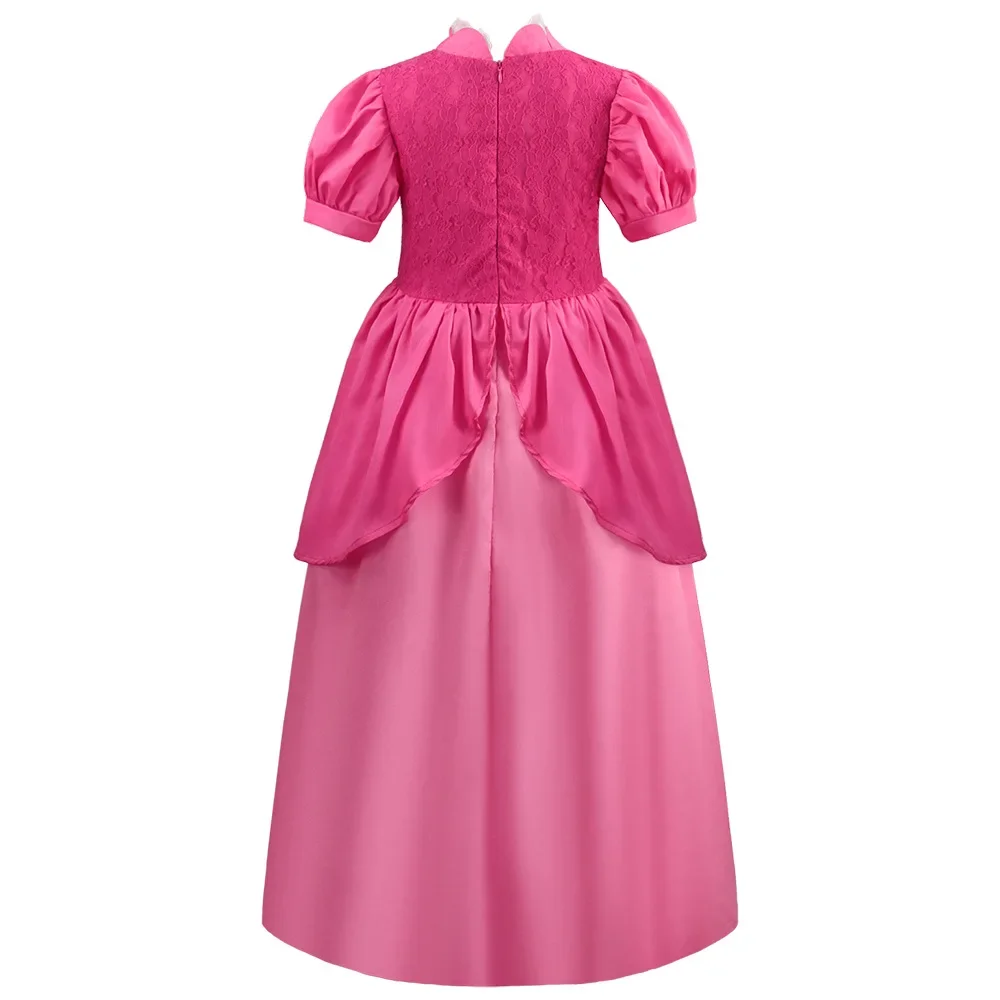Фото Женский костюм Sweet Pincess Peach для косплея, вечерние костюмы на Хэллоуин, маскарад, одежда №5
