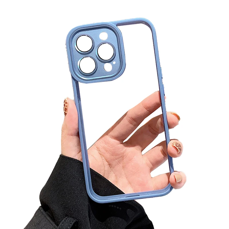 

Прозрачный чехол-накладка для Iphone 13 12 Mini 14 11 Pro Max 13Pro 12Pro