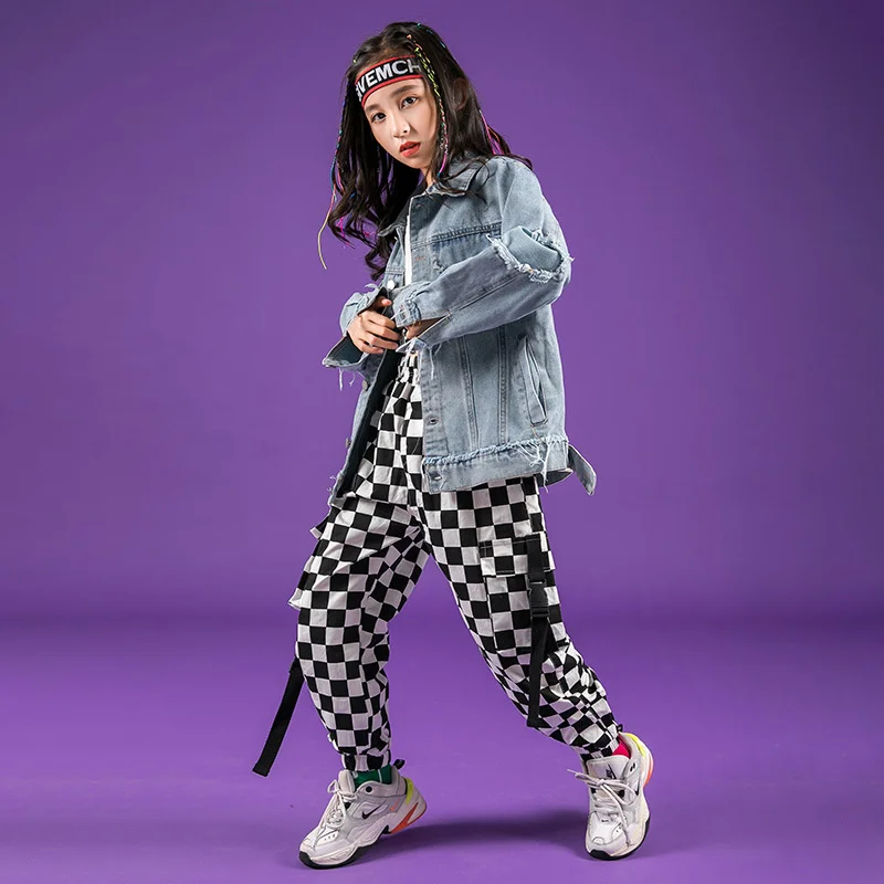 Детский костюм в стиле хип-хоп для мальчиков модная красивая одежда девочек