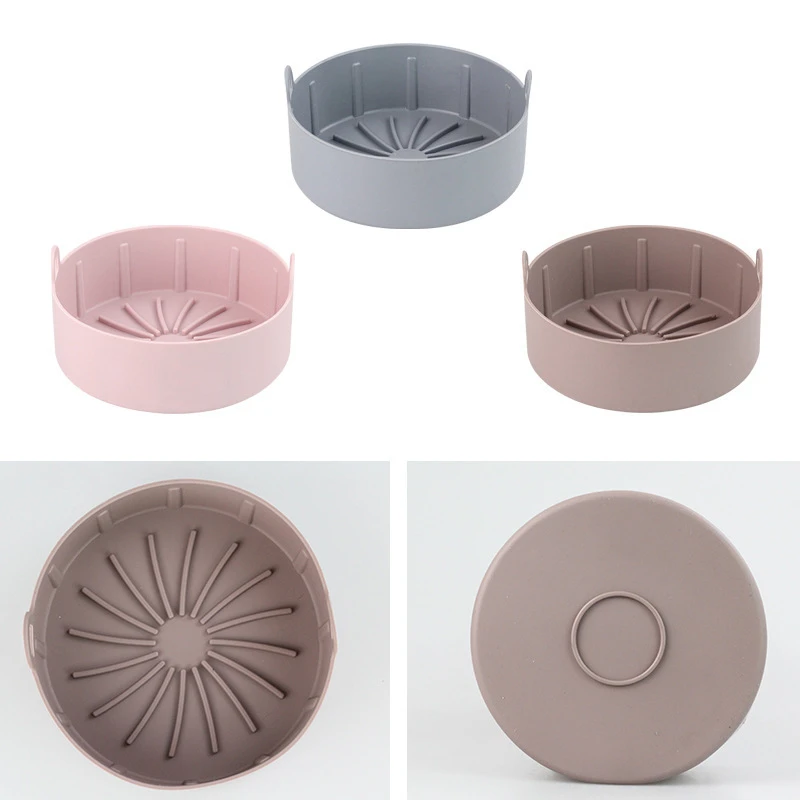

Silicone Pot Multifunctional Air Fryers Accessories Bread Fried Chicken Pizza Basket Baking Tray Non Stick Baking Bake
