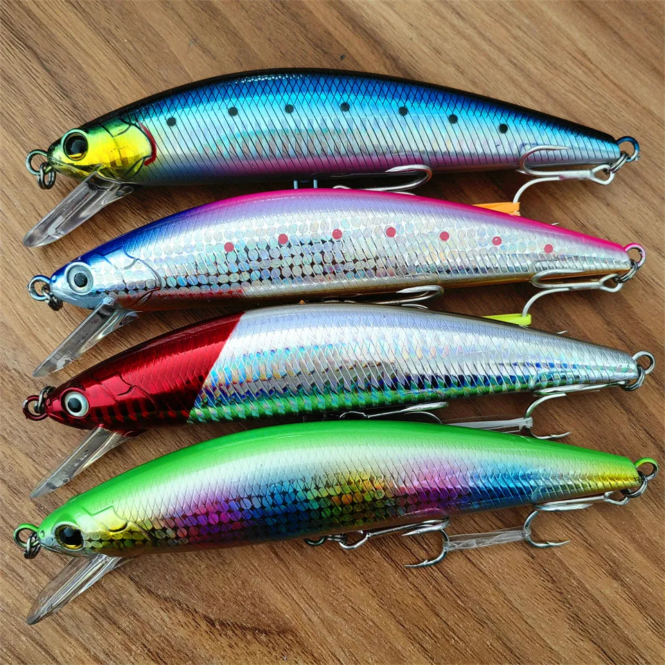 

Swolfy 4pcs/Lot Big Sinking Minnow Fishing Lure 60g Artificial Bait Sea Trolling Tuna Swordfish Fishing Bait Hard Lure