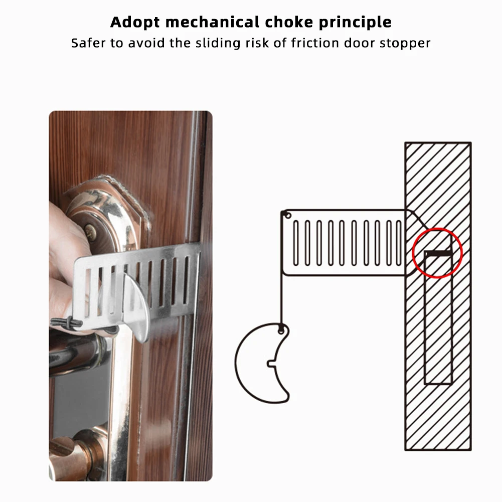 

Anti-theft Door Lock Stoppers High Quality Hotel Door Stoppers Lock For Bussiness Trip Motels