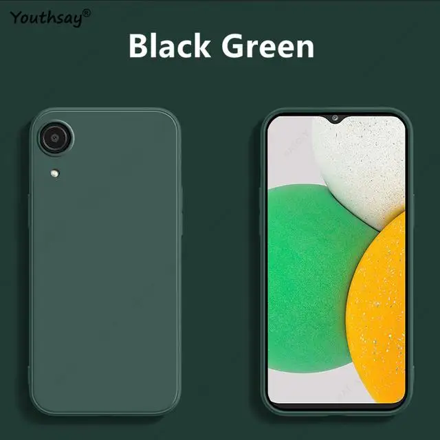 For Samsung Galaxy A03 Core Case For Samsung Galaxy A03 Core Cover Funda Soft Liquid Silicone Phone Bumper For Samsung A03 Core 