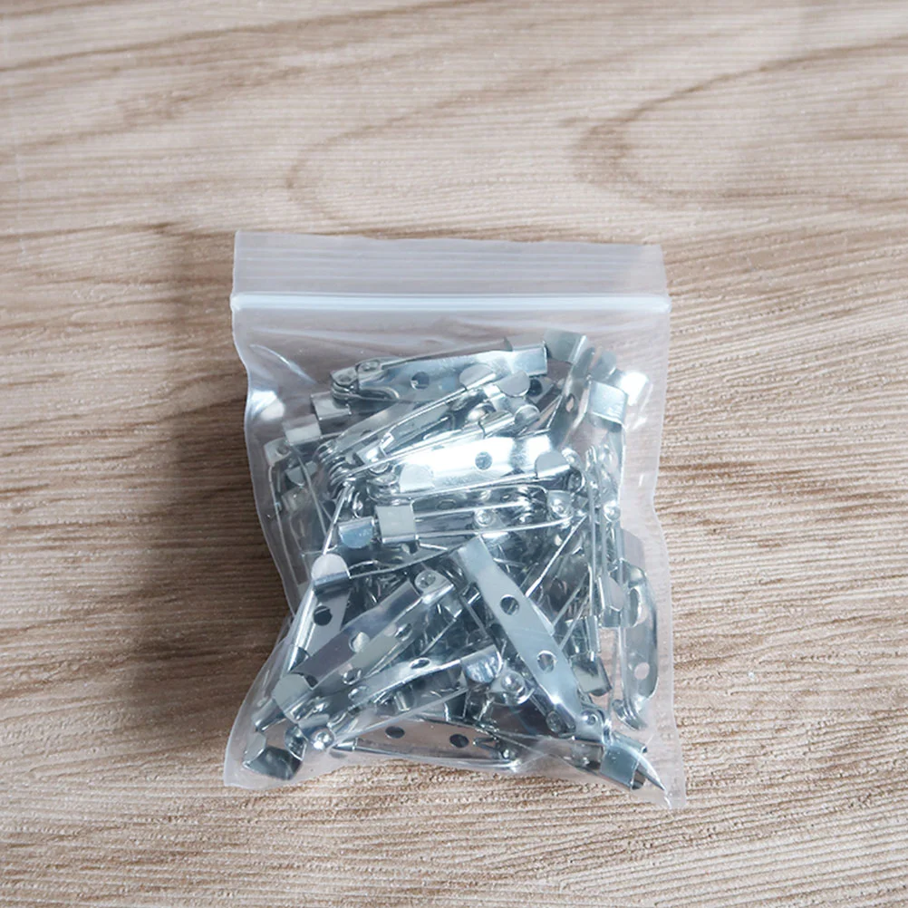 

Pin Safety Brooch Clasp Badge Name Gold Base Bronze Findings Diy Bar Alloy Backs Tone Silver Charm Badges