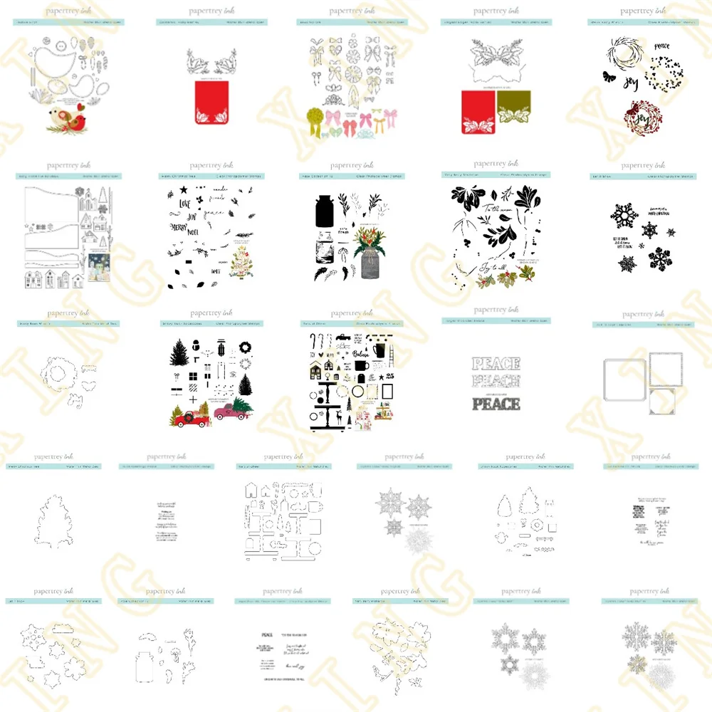 

Christmas Snowflakes Crystal New Metal Cutting Dies Stamps Scrapbook Diary Decoration Embossing Cut Dies Template Diy Handmade