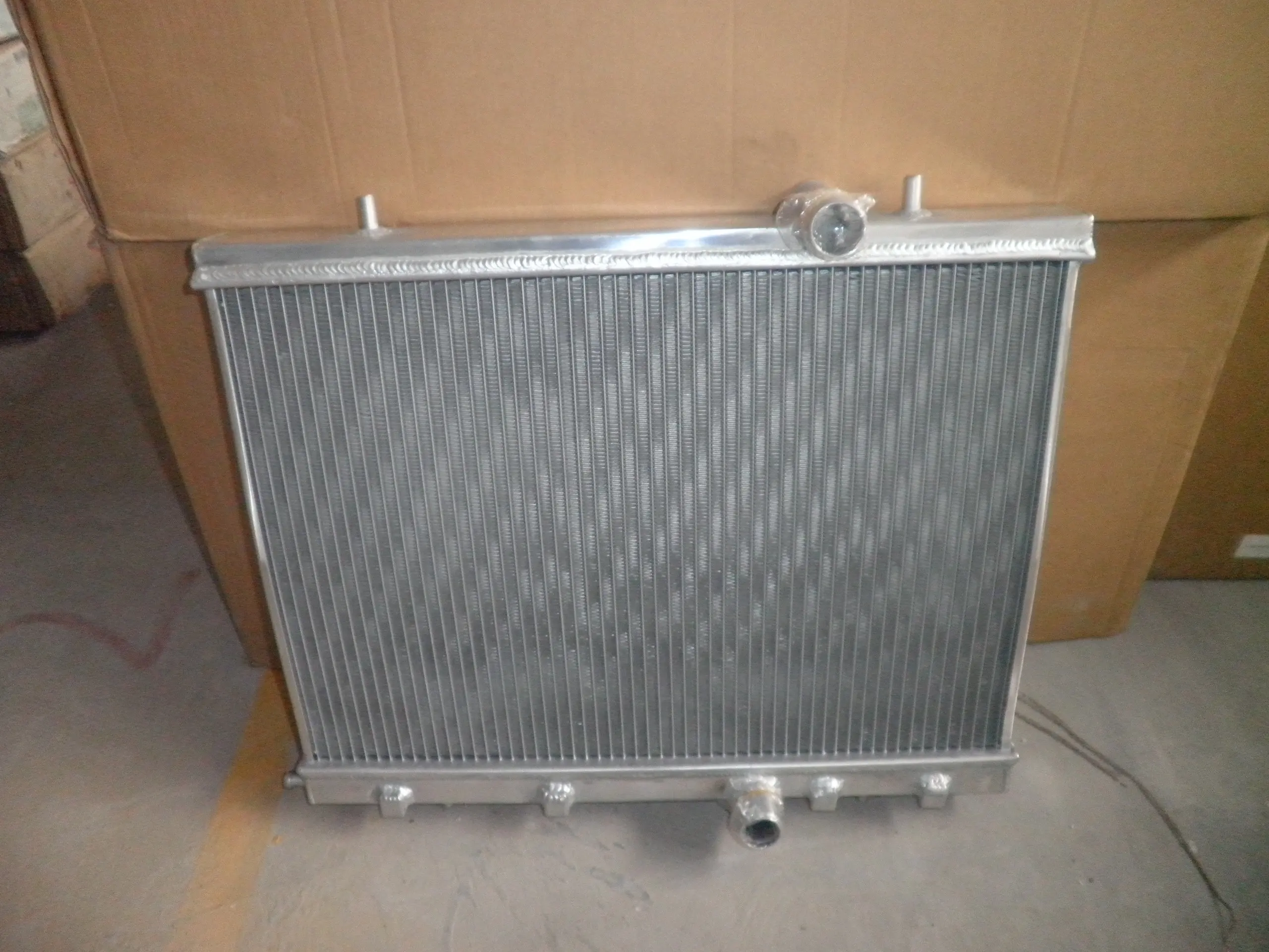 2-рядный алюминиевый радиатор для Peugeot 206 GTI/RC 180 2000 2001 2002 2003 2004 2005 2006 2007 1999-2008 годов