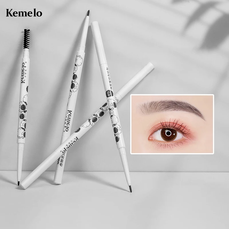 

Kemelo макияж для женщин водонепроницаемый карандаш для бровей устойчивая к поту Косметика для макияжа Бесплатная доставка 1,5 мм Ультра тонкая ручка для бровей