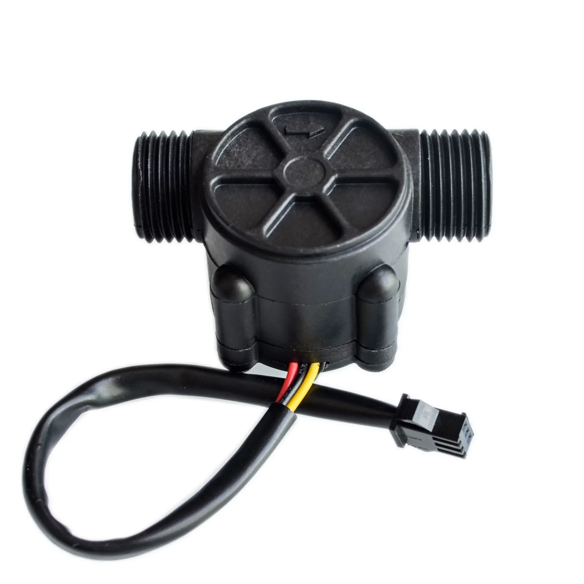 12V Water Flow Sensor DC 5-18V Flowmeter Hall Control Liquid Switch 1-30L/min 2.0MPa YF-S201 FS300A
