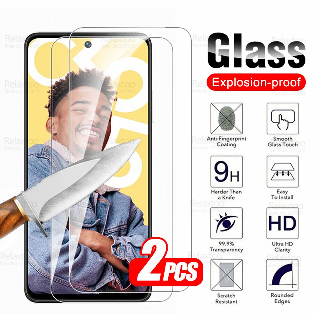 

2Pcs Tempered Glass For Realme C55 Protective Glasses RealmeC55 4G 2023 6.72" Realmy C 55 C55 Screen Protector Safety Cover Film