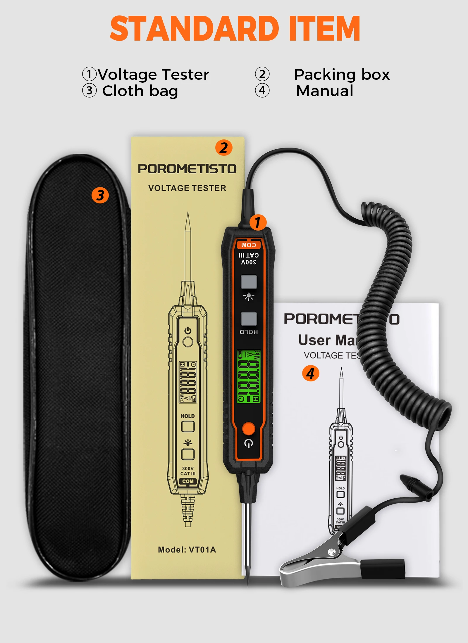 Автомобильный тестер электрических цепей, ручка постоянного тока 0,8-100 В, тестовая ручка для обслуживания неисправностей автомобиля, тестовая ручка, тестовая ручка для обслуживания световых цепей
