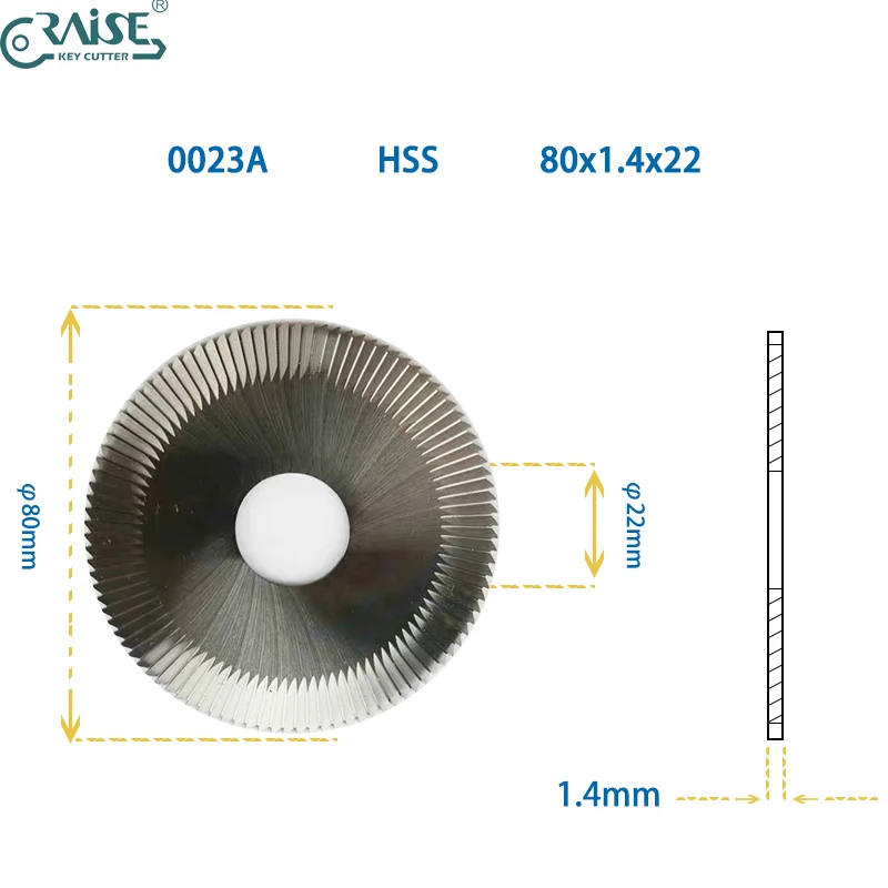 

Фрезерный станок для ключей 0014J 80x5x16 для Wenxing 100G2 100G3 100G5 Q29 JINGJI P2, Дубликатор ключей, слесарные инструменты