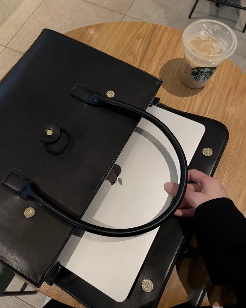 Винтажный женский портфель для ноутбука