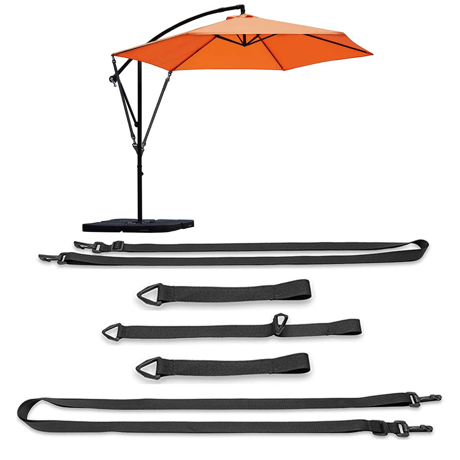 

Wind Protection For Large Cantilever Parasols Adjustable Wind Lock For Cantilever Parasols Fixed Strap For Parasol With Hooks