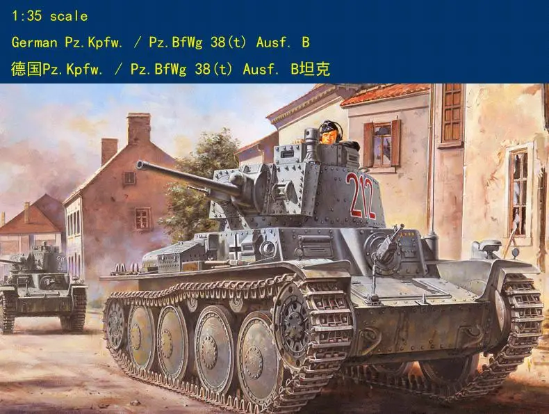 

Hobby Boss 80138 1:35 Scale German Pz.Kpfw. / Pz.BfWg 38(t) Ausf.B Model Kit