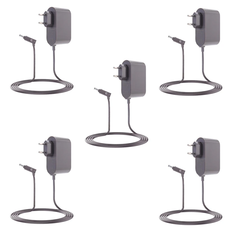 

5-кратный адаптер для зарядки Dyson V6 V7 V8, шнур с бесплатными ручками, адаптер для вакуумного блока питания, шнур питания, зарядное устройство, ш...