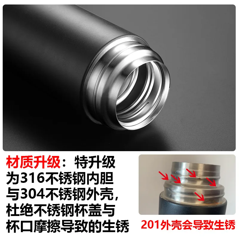 Индивидуальная 316 деловая Изолированная чашка Yongkang с гравировкой букв для мужчин