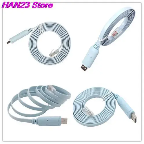 1 8 м usb rs232 к rj45 консольный кабель для Cisco H3C HP Arba Huawei Fortinet router ftdi FTDI 744664241835 A7H5 |