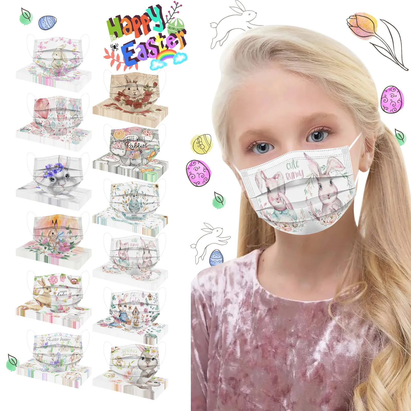 10 шт. детская маска-шарф для косплея |