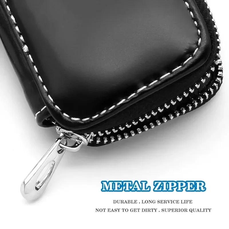 Кожаный чехол для ключей от автомобиля черный кошелек Mercedes Benz B/C/E Class A C200L GLE GLC GLK CLA