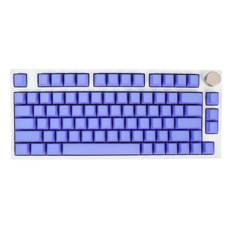 Колпачки клавиш с боковой печатью для механической клавиатуры синий фиолетовый