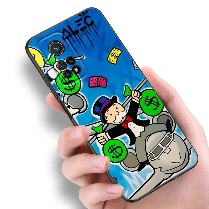 Чехол для телефона Dollar Alec Monopoly Xiaomi 10 11 13 12 Lite NE 9T 10T 11T 12T 12S 13T 14 Pro 9 SE 10i 11i 12X Civi 2 3 4 5G