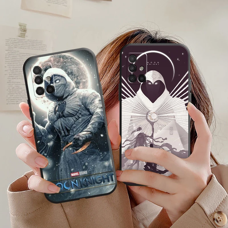 

Marvel Moon Knight Phone Cases For Samsung S20 FE S20 S8 Plus S9 Plus S10 S10E S10 Lite M11 M12 S21 Ultra Unisex Original TPU