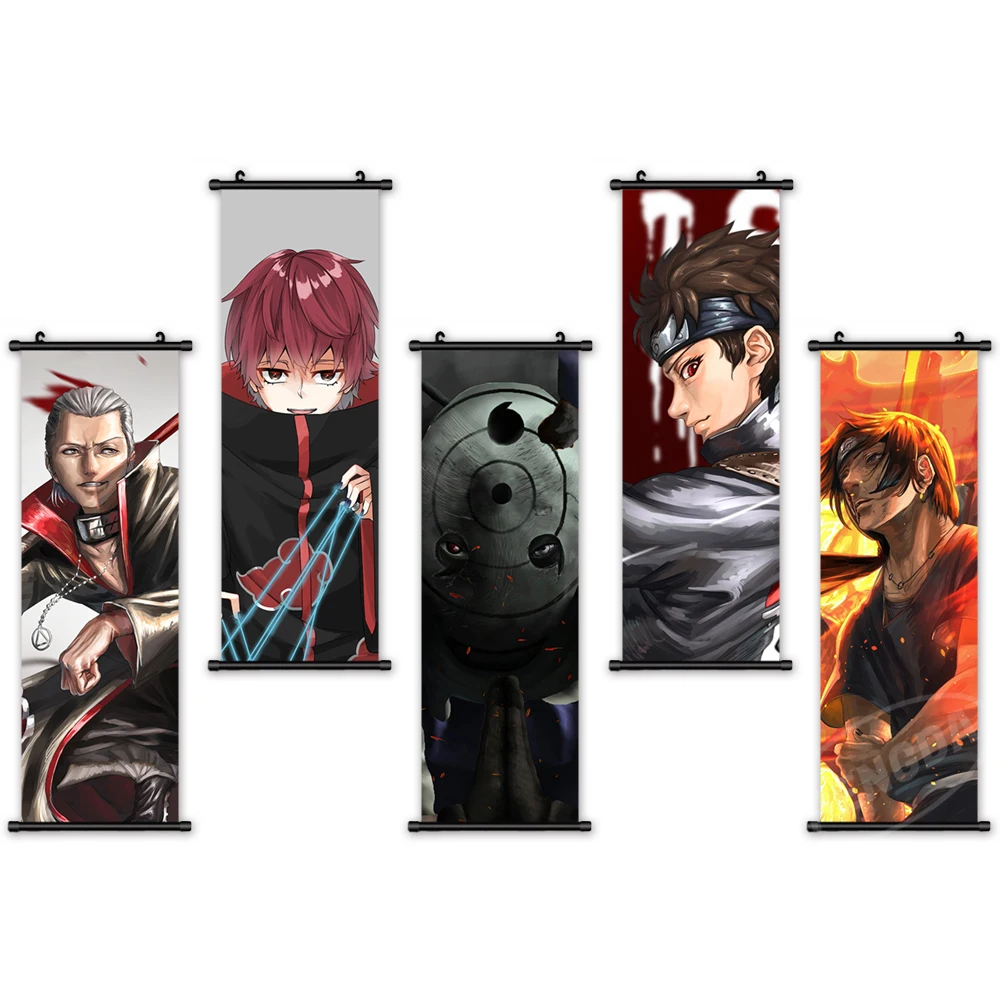 

Canvas Print Japanese Classic Anime Wall Artwork Pictures Naruto Painting Bandai Poster Plastic Hanging Scrolls Home Decoration