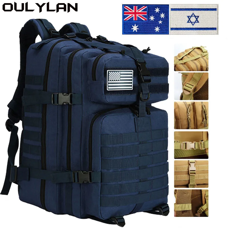 

50L/30L Military Men Black Python Tactical Backpack Outdoor Softback Rucksack Hiking Camping Hunting Fishing Bags Dropshipping