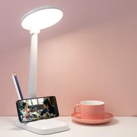 led rechargeable desk lamp adjustable 3 level table light usb charging student reading books study light home bedroom decoration