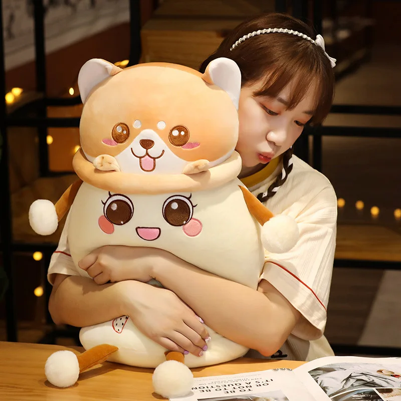 Фото Kawaii Кролик корги плюшевые игрушки милые 26 см 38 см 58 см мягкие куклы Мягкие плюшевые игрушки мягкие куклы для детей подарок на день рождения Д... №2